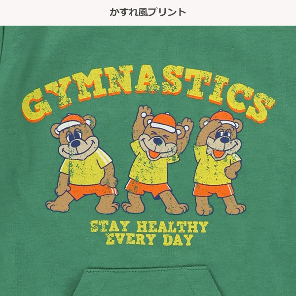 🇯🇵預訂 日本直送🇯🇵兩色美式休閒復古熊仔前後印花口袋短袖連身服