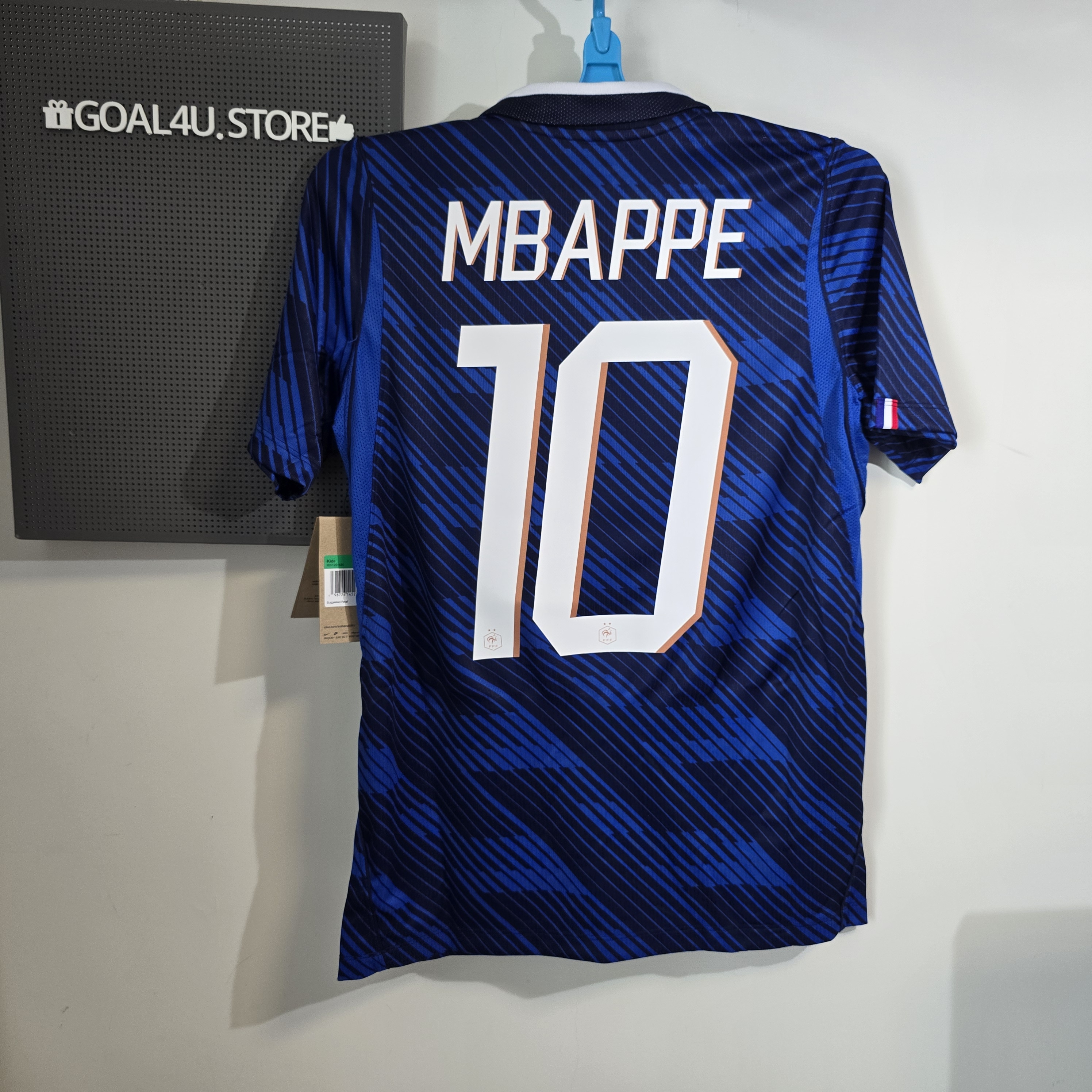 🗽致敬自由女神 Nike France 法國 2026-27 童裝主場球迷版球衣 (可加印字章) IB5129