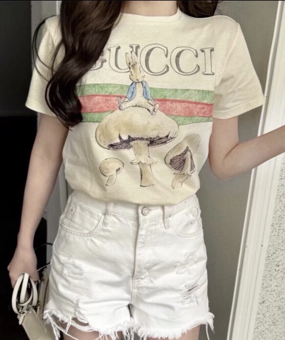 Gucci kids Peter rabbit 限定版 蘑菇Tee