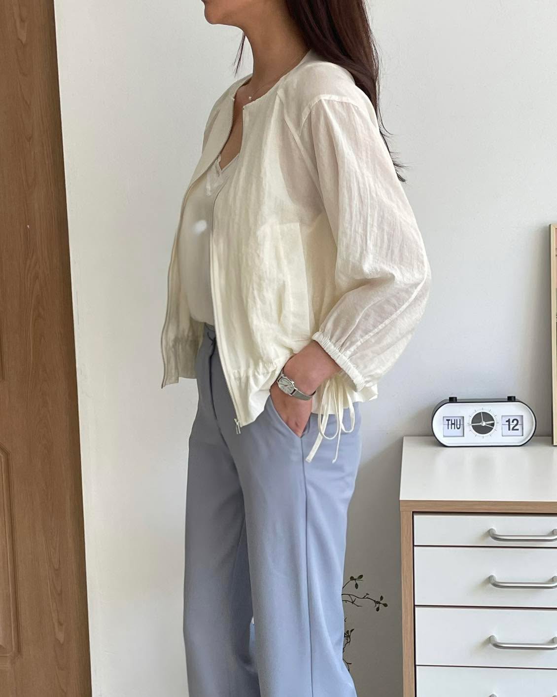 超薄中袖外套仔