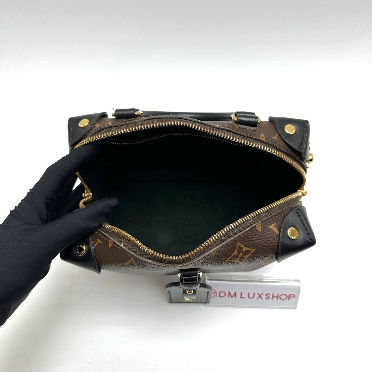 LV Monogram Black Petit Malle Souple