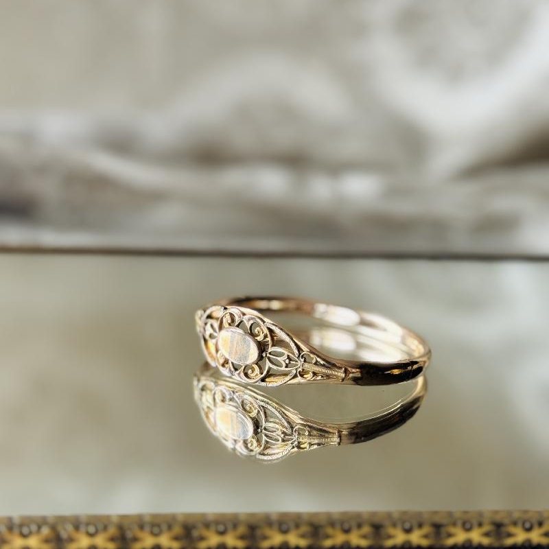 Antique Victorian Gold-Filled Bangle - Imperfect (MT2495)