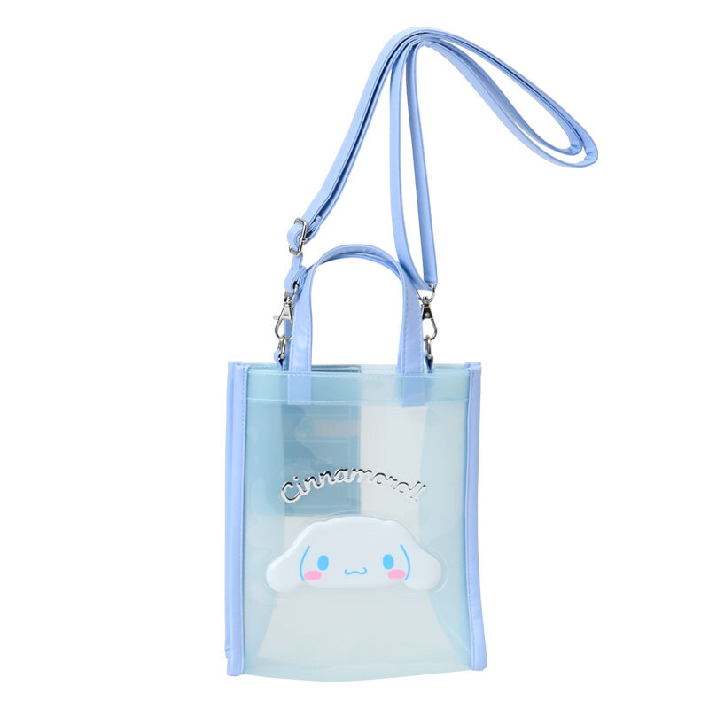 日本直送sanrio新款 透明斜孭袋手挽袋 夏天用一流