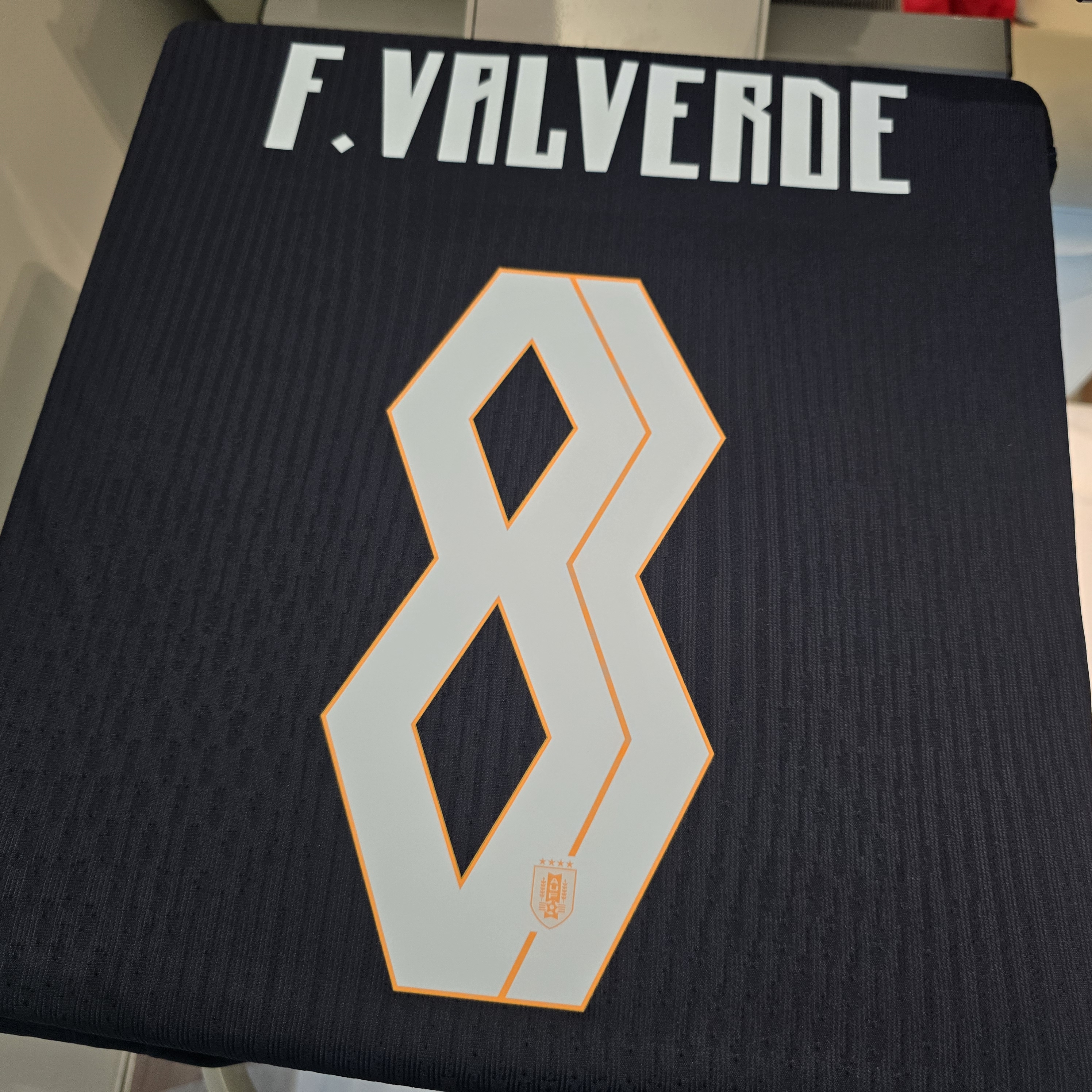 未來感黑豹降臨🐾 Nike Uruguay 烏拉圭 2026-27 作客球員版球衣 (可加印字章) IO4679
