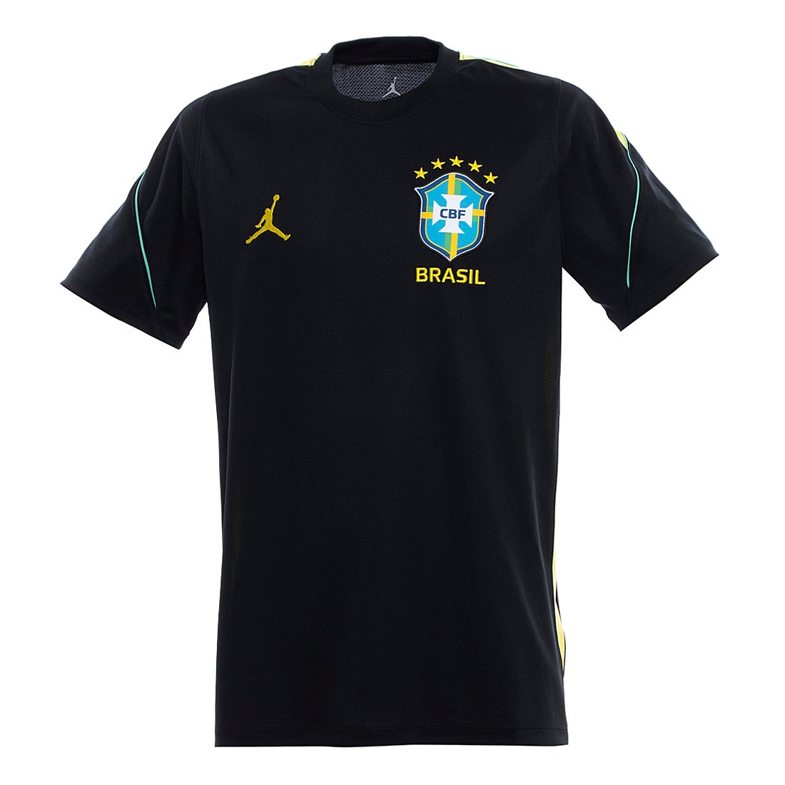 Nike x Jordan Brazil 巴西 2026 黑色 Dri-fit 短袖訓練球衣 (可加印球員版贊助) IQ3294 