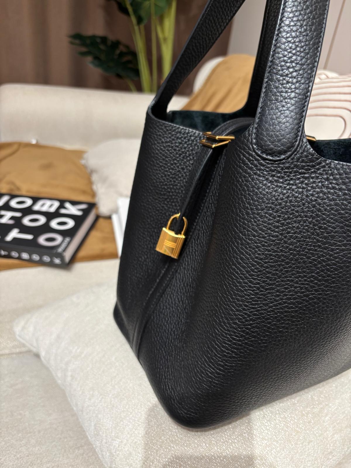 Hermes Picotin 22 Stamp Z 黑色金扣 100%Authentic, 98%New ✅收據✅Key Lock ✅Dust bag✅Box