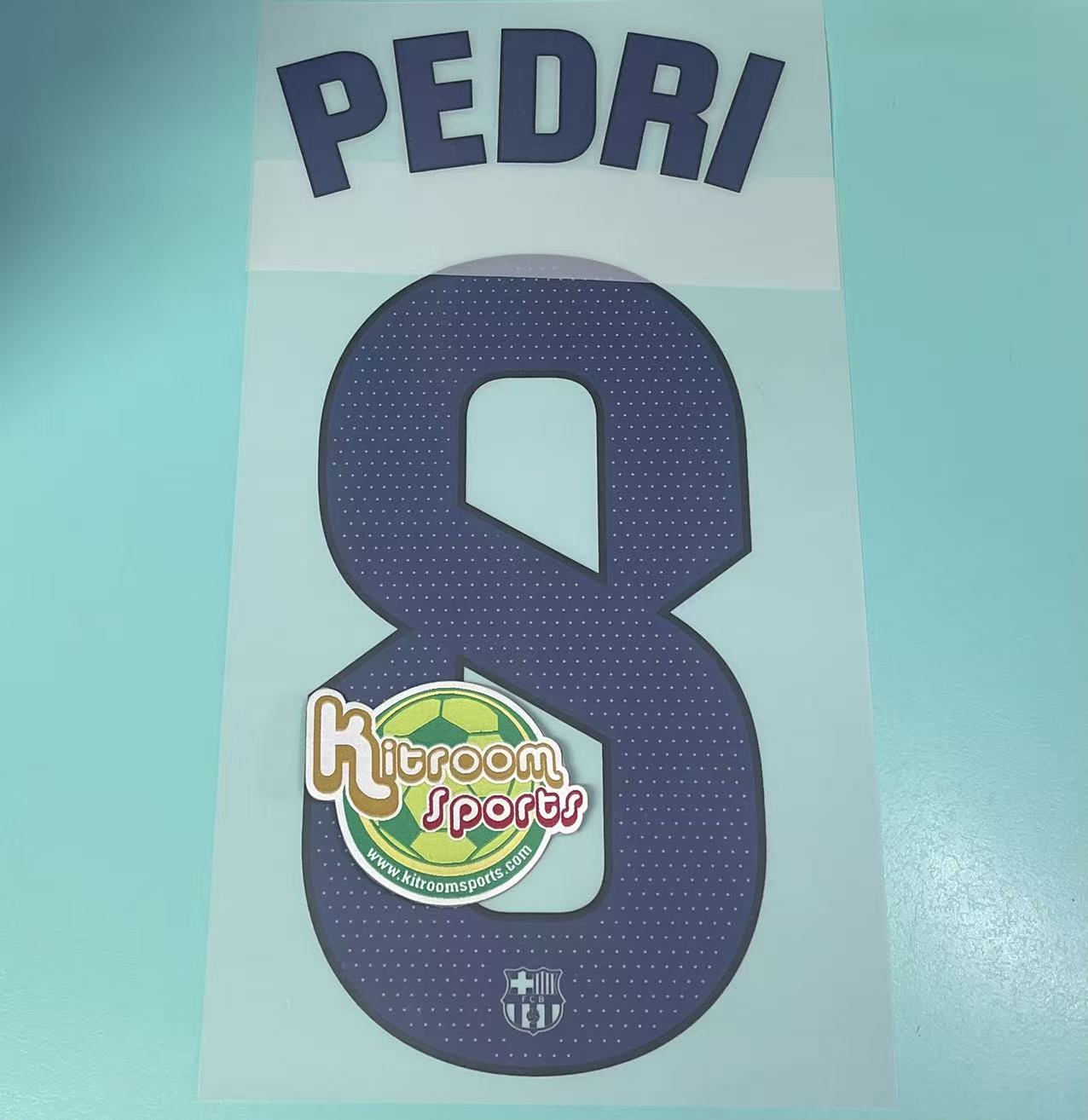 2023-24 Barcelona 4th Nameset #8 PEDRI