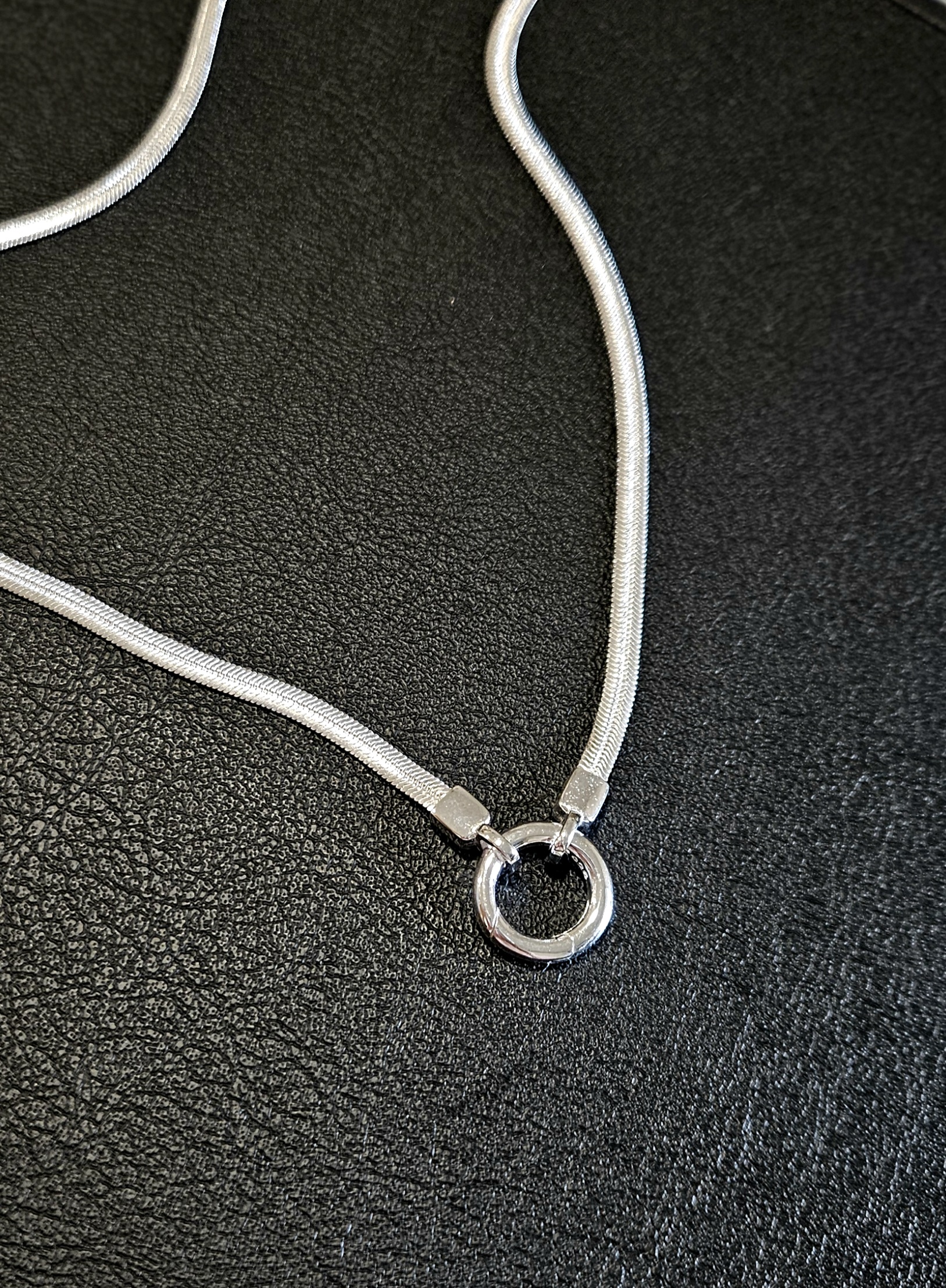 S925 -EN0113 Snake Chain Necklaces