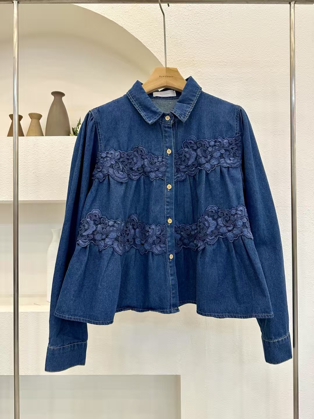 新款🩷 牛仔娃娃恤