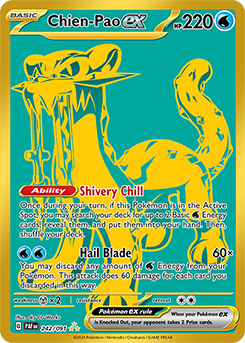  Pokemon TCG Card Game - Chien-Pao ex