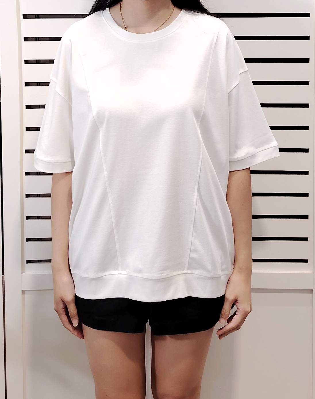 20075 Round Neck Over Size Tee