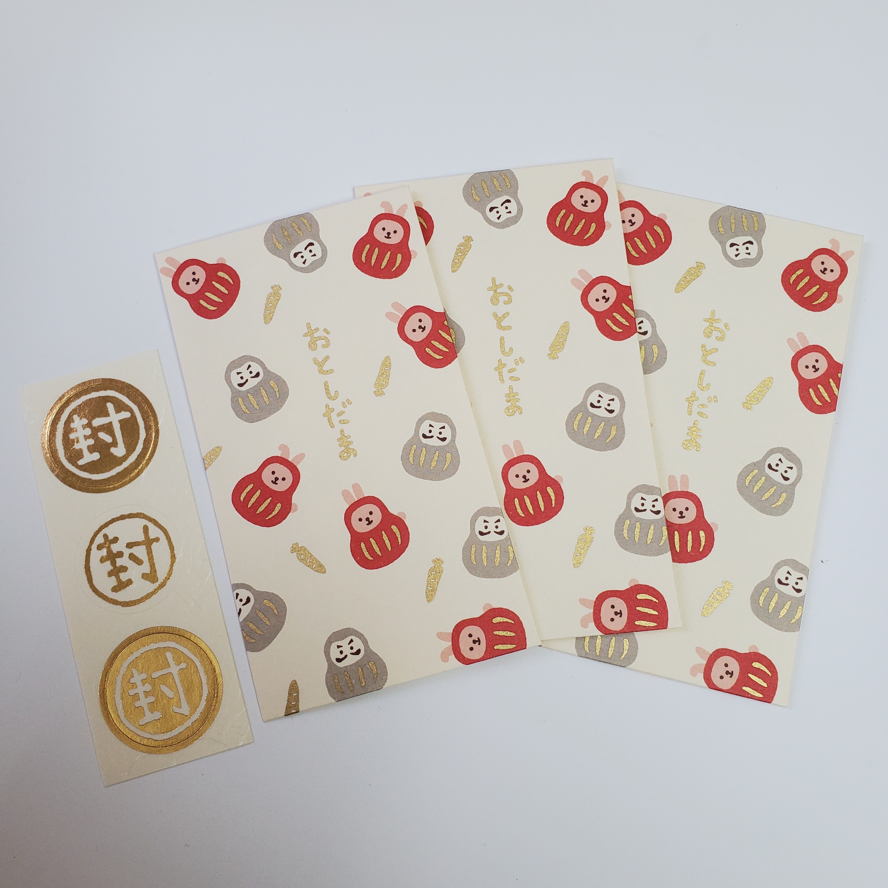 [現貨] [日本製] 伊予和紙|利是封 3枚入 {TF2210365}