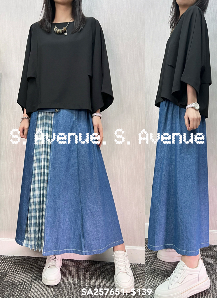 SA257651: 有袖蝙蝠斗逢top