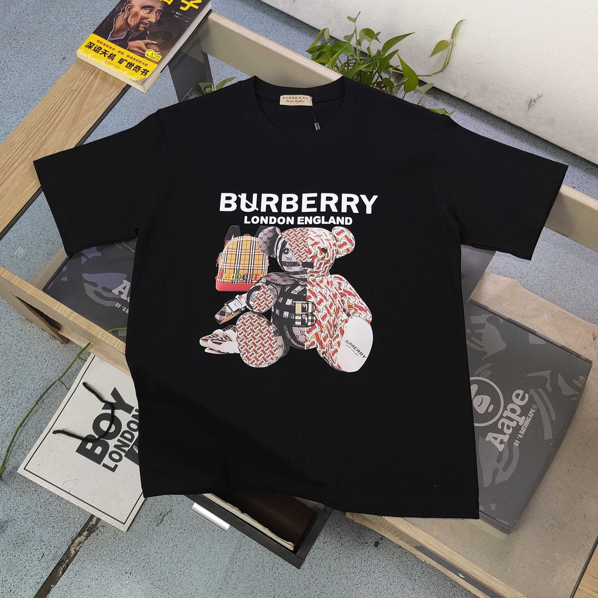 BBR熊仔圖案logo短袖Tee