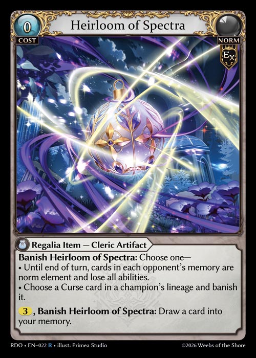 Heirloom of Spectra / RDO-022 (R)