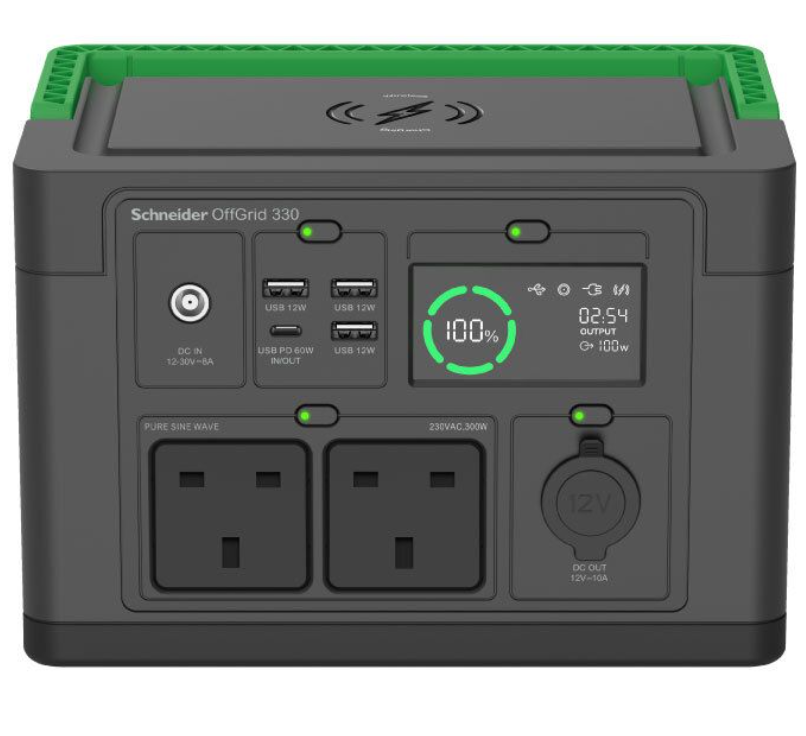  (332Wh) Schneider OffGrid 手提式流動電源(PPS330-UK) #大容量流動電能站 #移動電源 #外置電