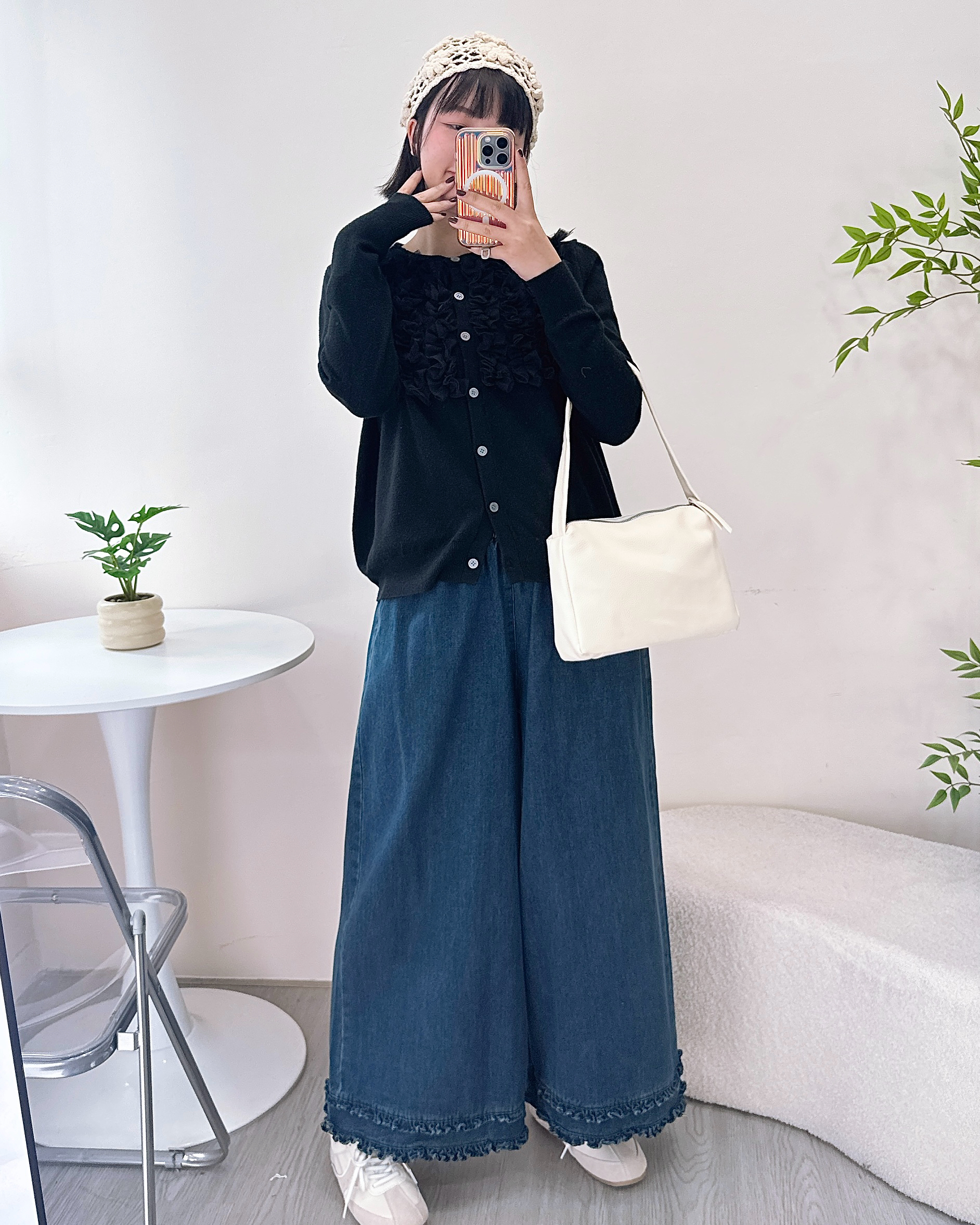 型格荷葉邊寬鬆闊褲 3色