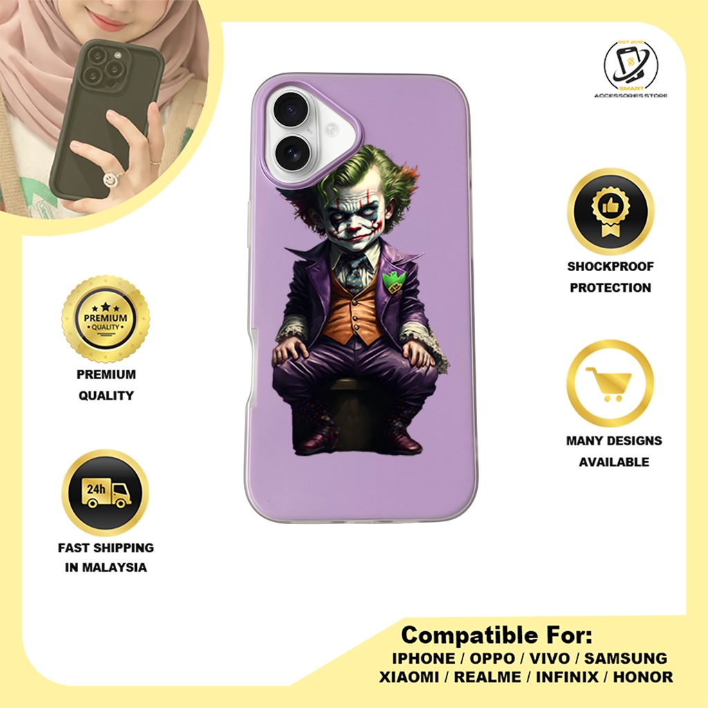 JELLY CASE PHONE FOR IPHONE - DESIGN JOKER C