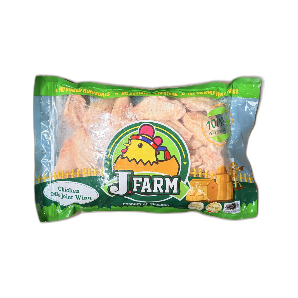 泰國J.FARM 無激素雞中翼 1kg