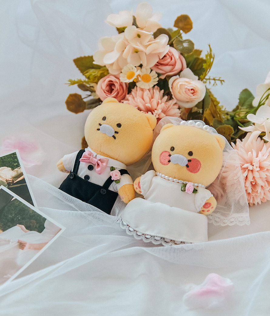 春植 結婚 公仔鎖匙扣