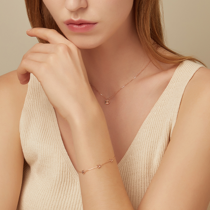 DIDIER DUBOT Miss Doux 玫瑰金手鏈/腳鏈 (JDRBR4S25XX)