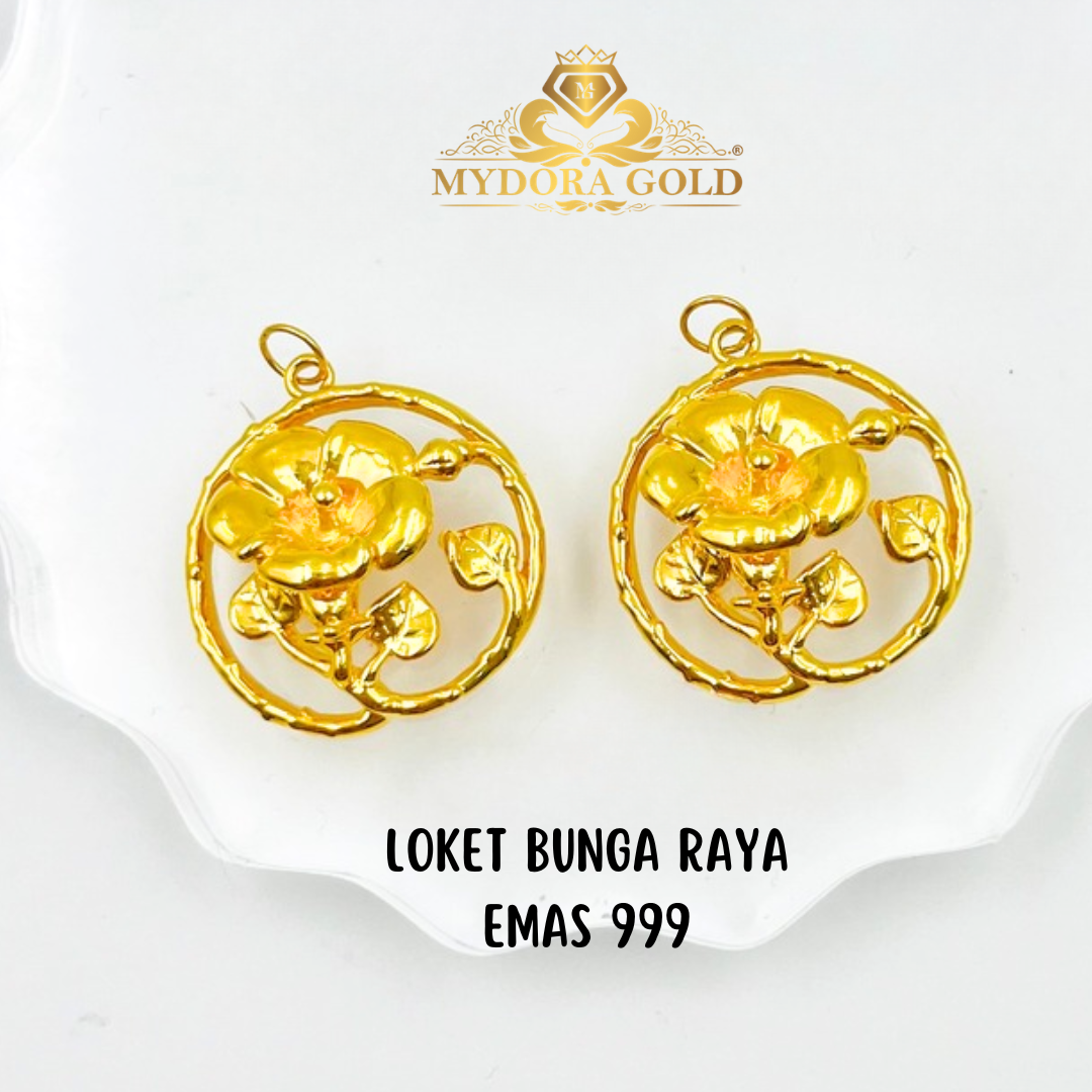 MYDORA Loket Bunga Raya | EMAS 999/24k (Mother's Day Special)
