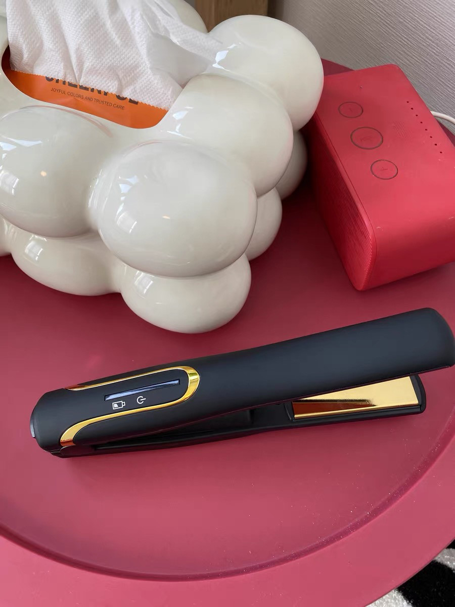 全新 充電式美髮夾板 | 3檔恆溫 | 護髮直捲兩用 | 瀏海定型 | 可拆卸電池