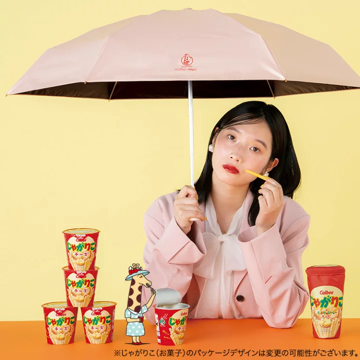 日本預訂📍日本WPC x Calbee筒裝薯條縮骨遮 不包郵