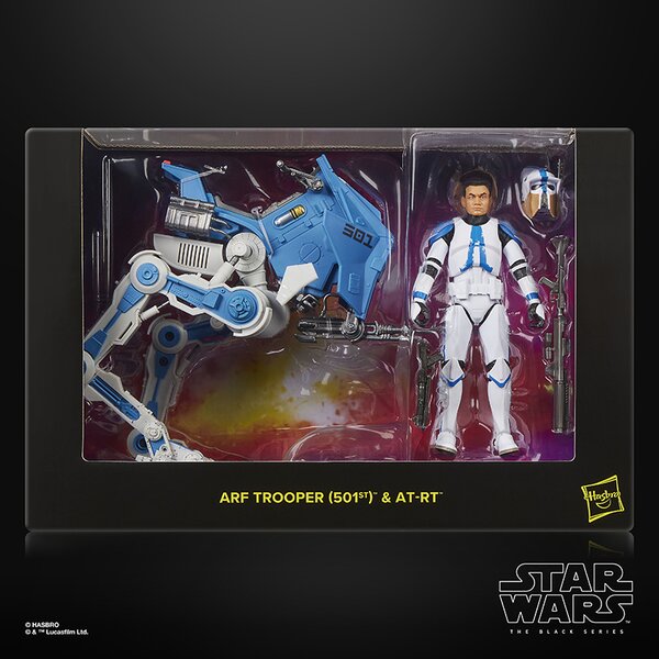 Hasbro Star Wars The Black Series ARF Trooper (501st) & AT-RT 2-Pack SDCC 2026 Exclusive