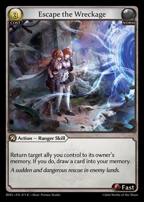 Escape the Wreckage / RDO-071 (C)