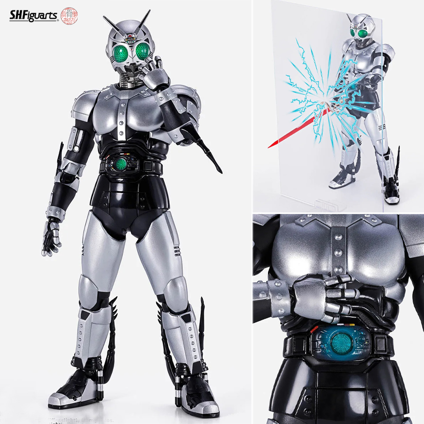 (預訂訂金 $300) (總價 $738) Bandai S.H.Figuarts (真骨彫製法) 幪面超人 Black RX 影月 -暗影閃光版- (行版) SHF (Shinkoccou Seihou) Rider Black RX Shadow Moon Shadow Flash Edition