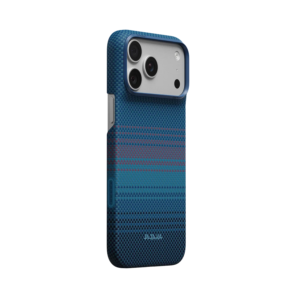 Pitaka Edge Case for iPhone 18 Series - Midnight (PitaTap™)