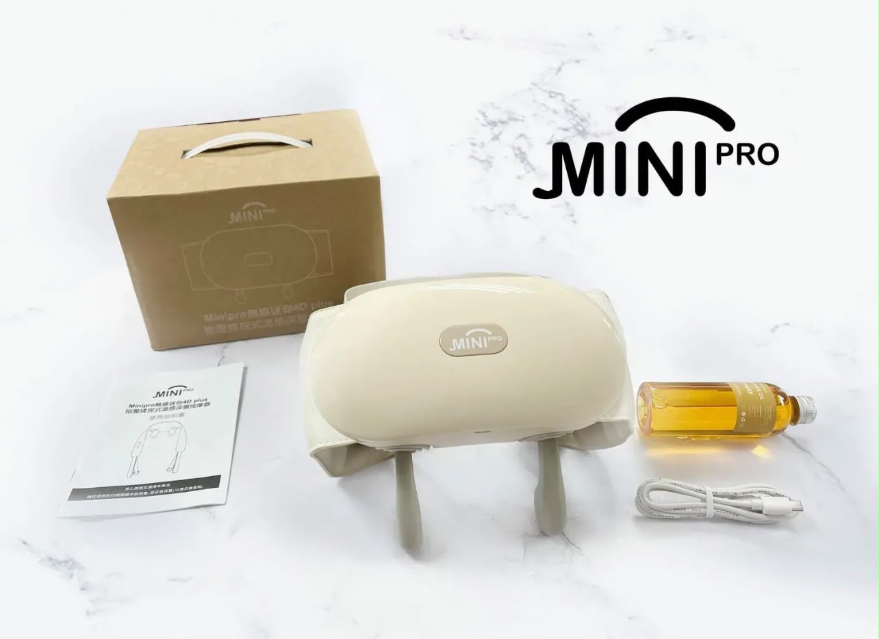 MINI PRO 4D Plus 智慧型推油按摩器 頸肩腰背多功能無線矽膠按摩儀