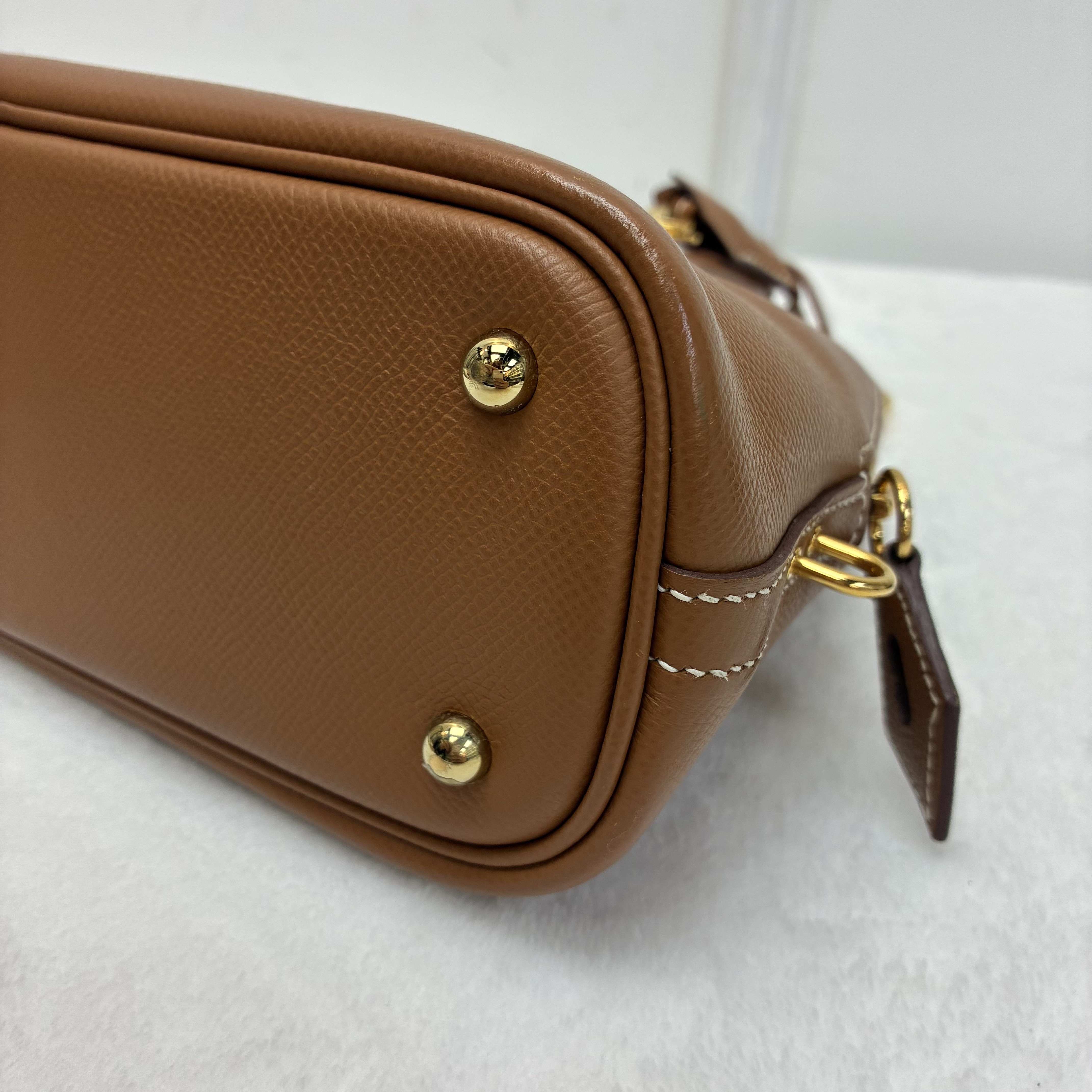 Hermes Bolide 25 金棕色金扣 EC皮