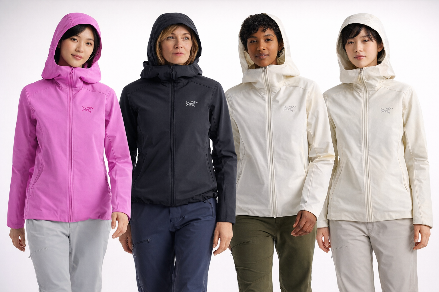 $168件。ARC'TERYX 始祖鳥 GAMMA HOODY 女款軟殼外套（高版本刺繡）