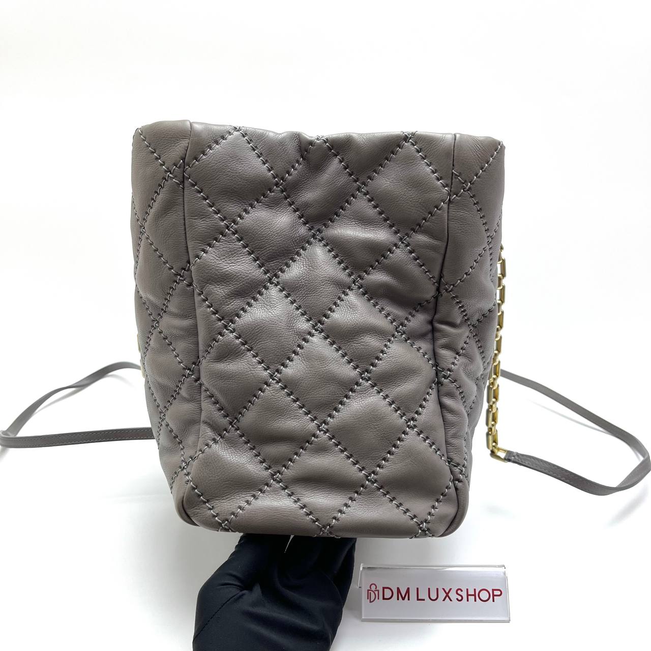 Chanel Grey Calfskin Shopping Tote GHW (Serial 14)