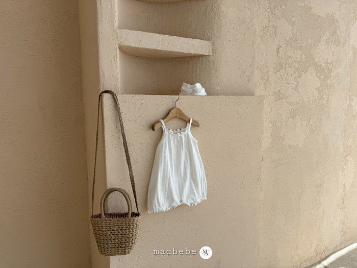 🇰🇷macbebe吊帶連身衣+髮帶