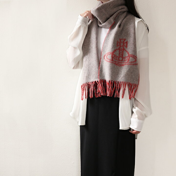 現貨價✨Westwood 100% wool 雙面scarf  Size 25x165cm