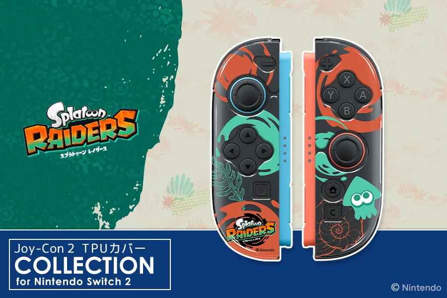 【預售 7月 23】Keys Factory Switch 2 噴漆少女 塗擊隊 Joy‑Con TPU 保護套 / TPU Cover  [Splatoon Raiders] KJT-005-1 PO0861