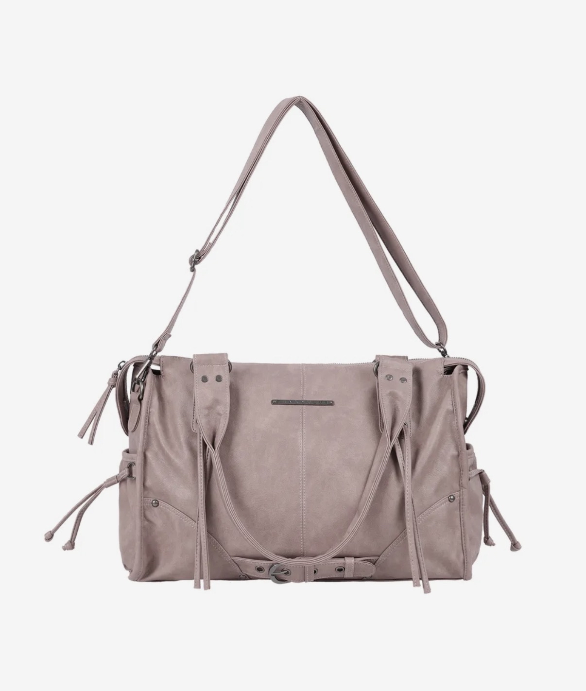 Fancyclub BELTED WASHING LEATHER BAG (PINK) F25QE990