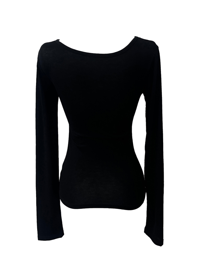 Asymmetric Zip Fitted Top