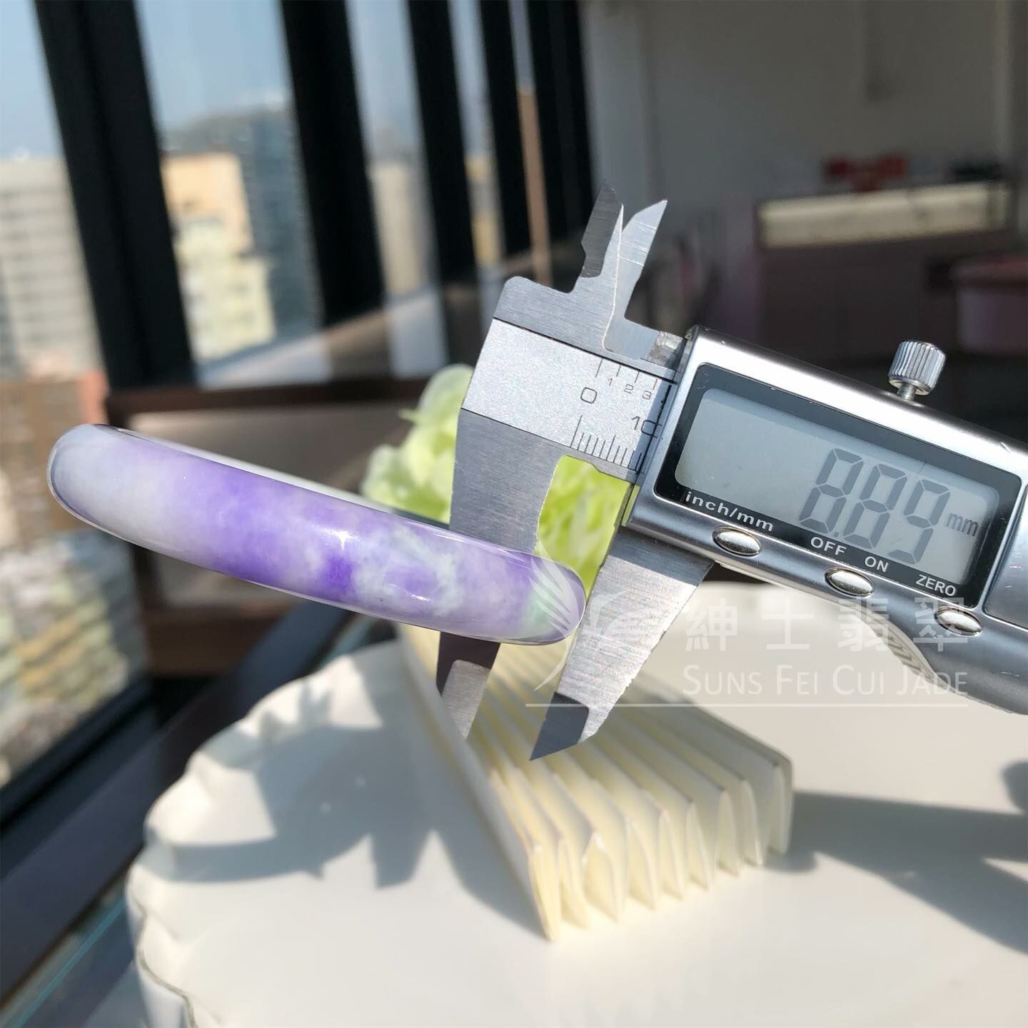 濃色藍紫福鐲53.5mm