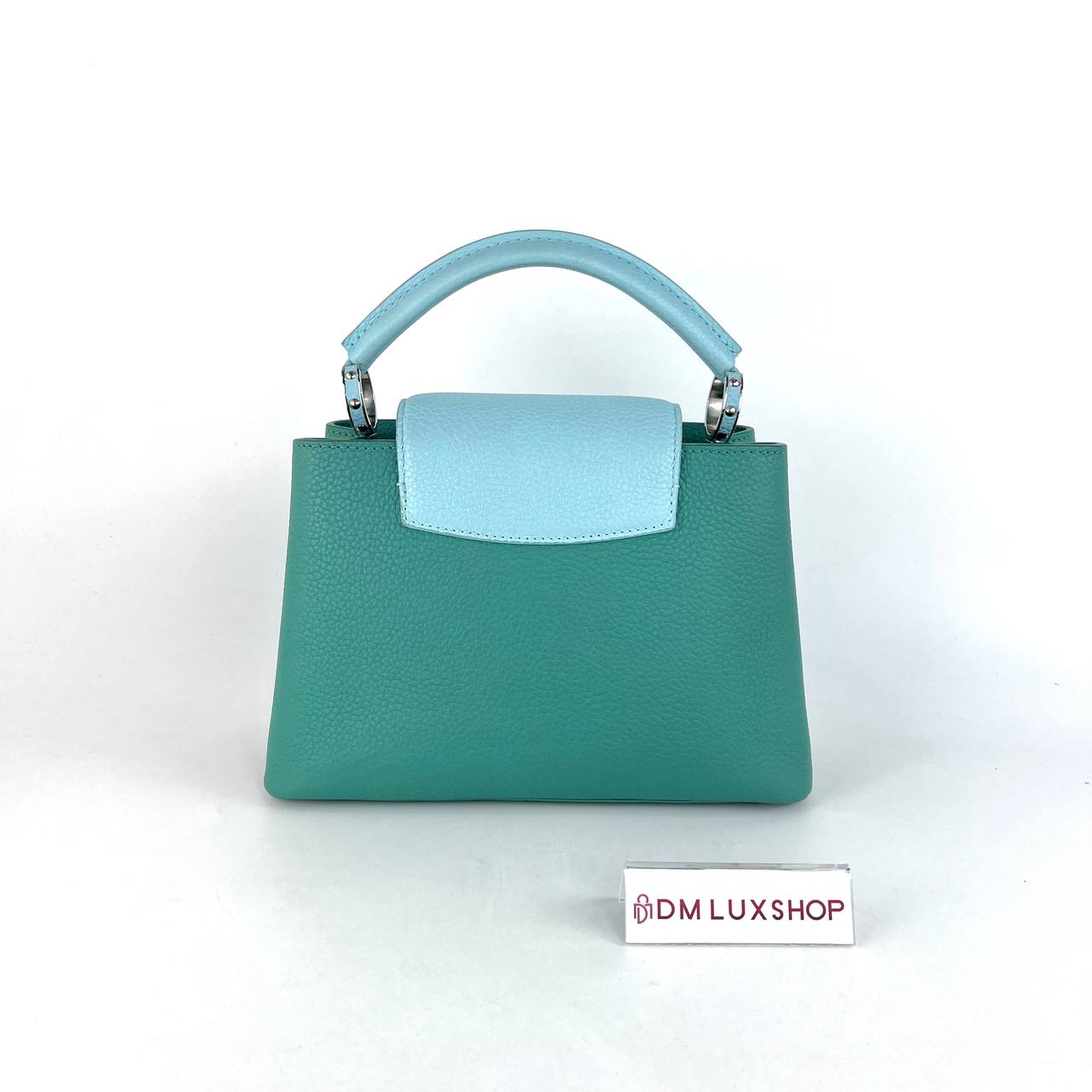 LV Capucines BB Green & Blue Taurillon