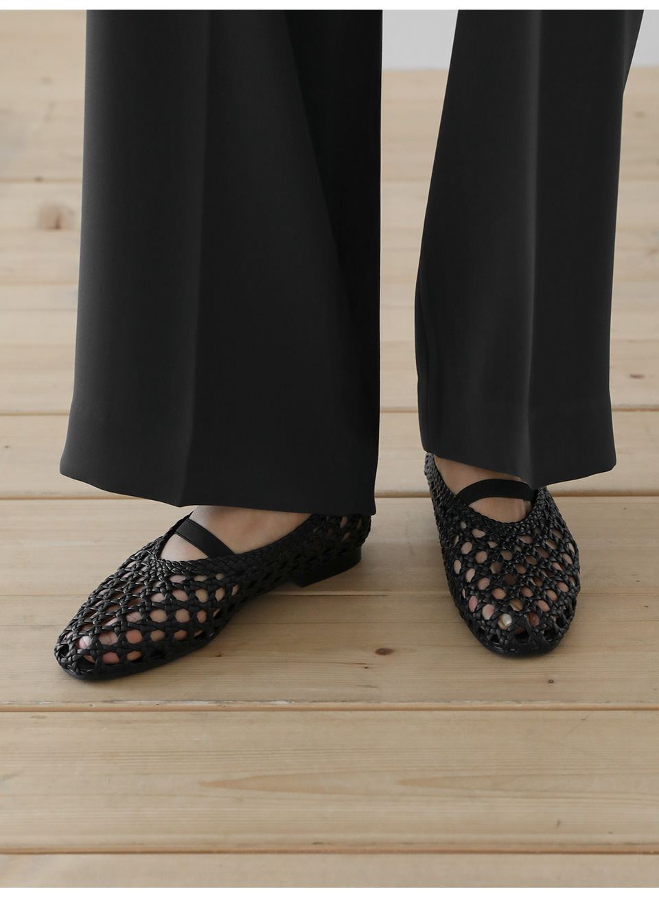 [代購] Sappun Bernard Raffia Flats (1cm)
