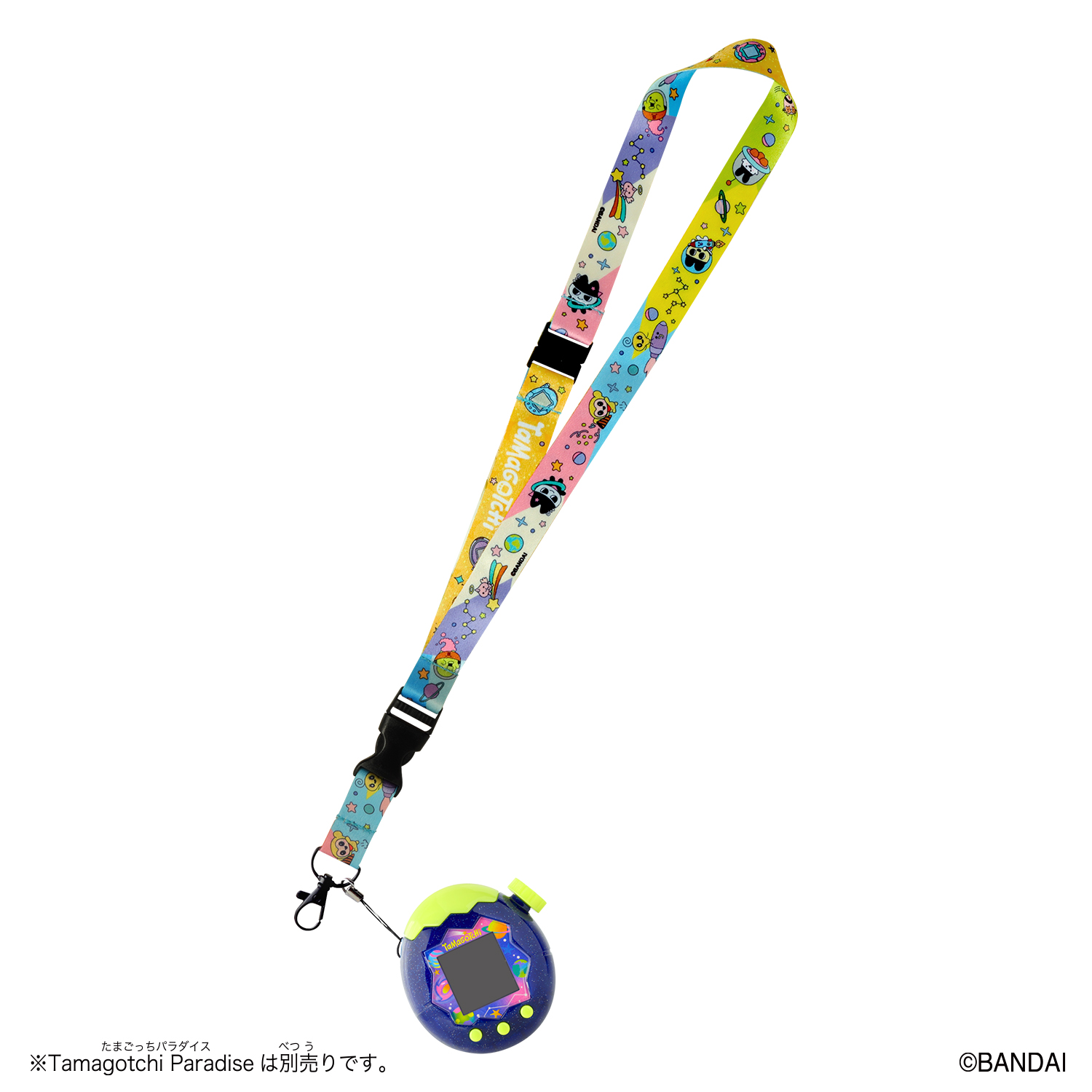 (預訂訂金 $59) (總價 $59) Bandai Tamagotchi Paradise Lanyard 30th Anniversary 30週年掛繩 (行版) 