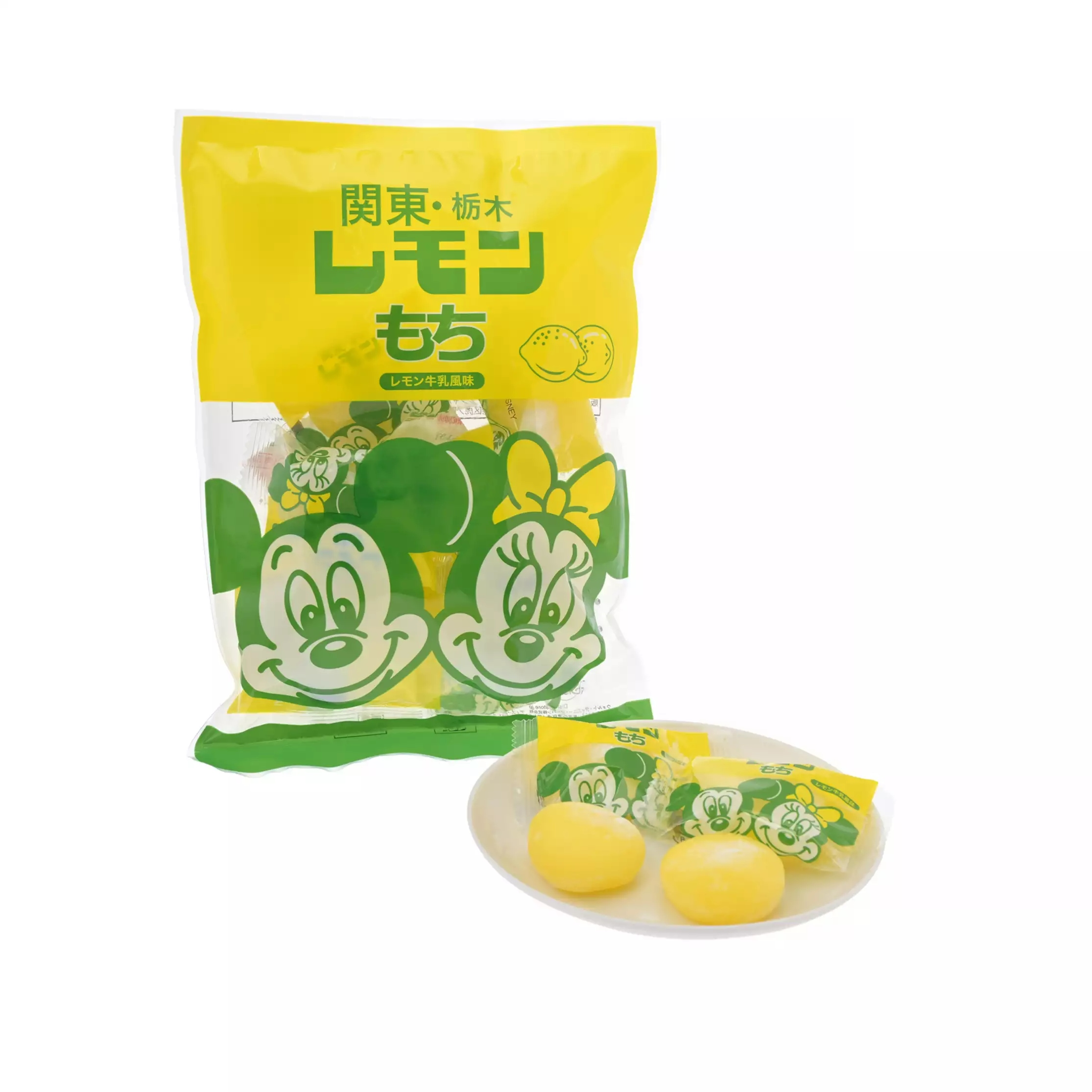 🌸 【預訂】 Mickey & Minnie Lemon Mochi - 関東・栃木レモン LEMON GYUNYU