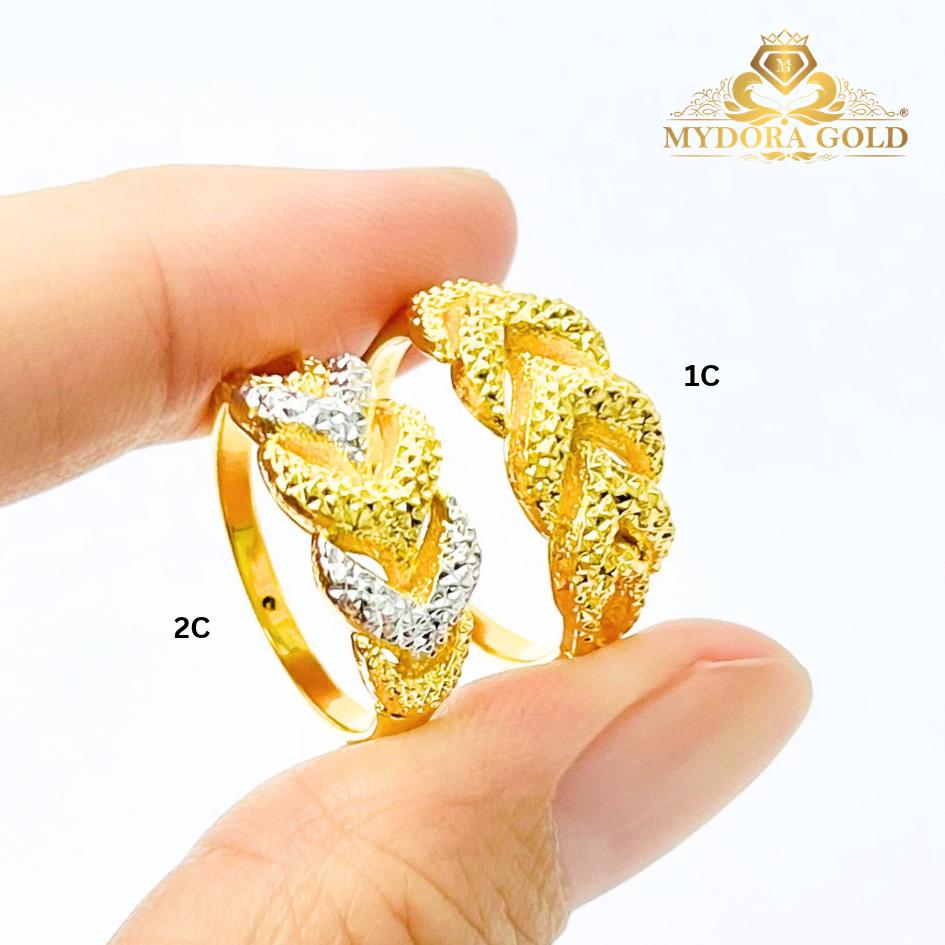 MYDORA Emas 916 Cincin Mini Aura Datin (5G) l EMAS 916/22K