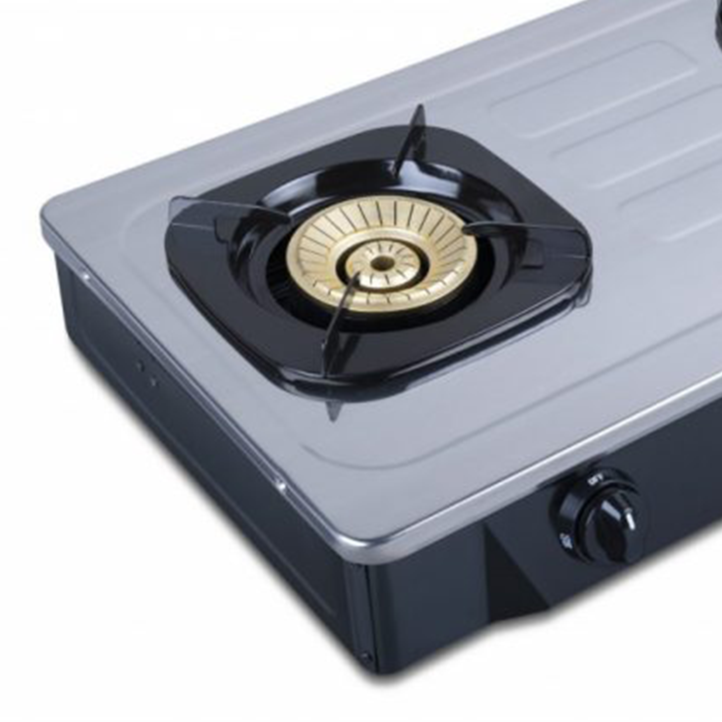 Milux Epoxy Body Double Burner Gas Cooker (MSE-2220)