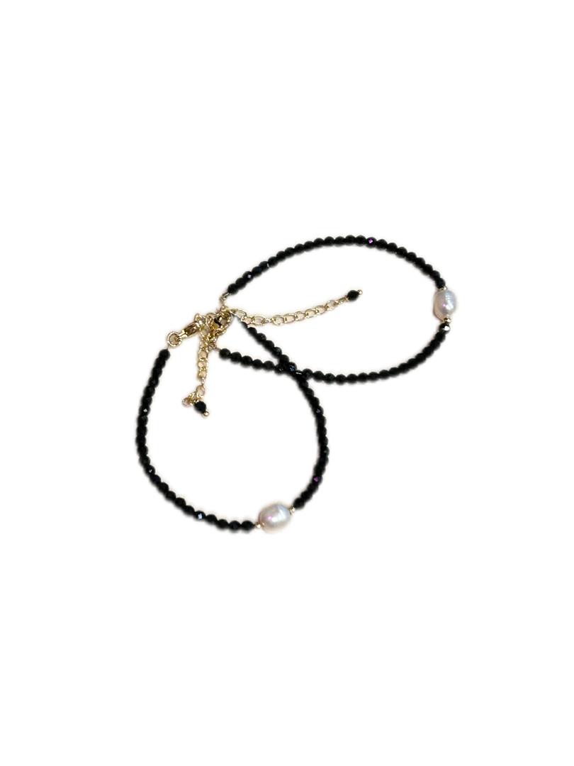 Black Spinel Crystal Bracelet