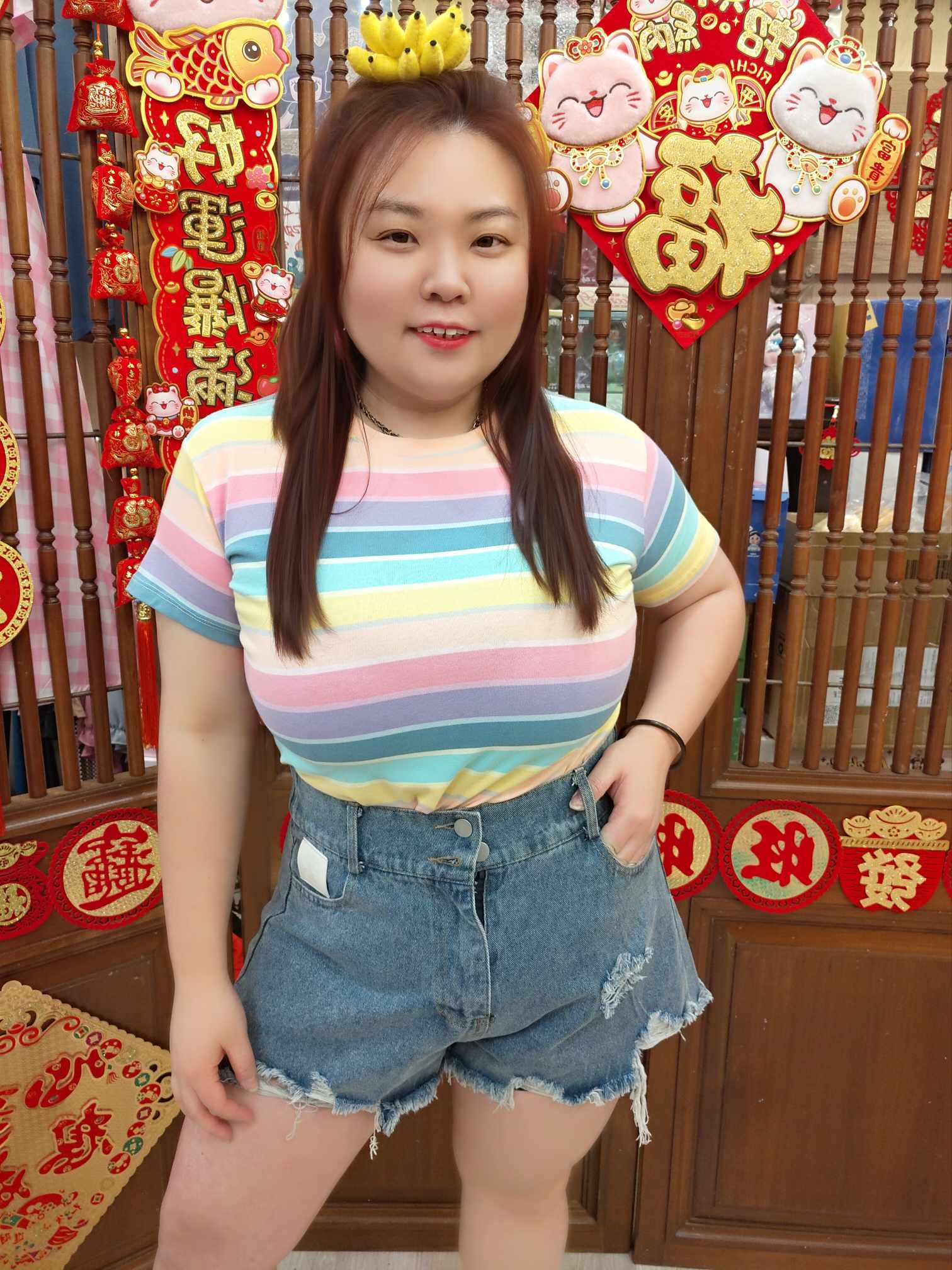 OTE07 TT596(B) 彩虹上衣